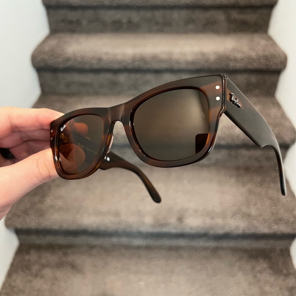 Ray-Ban Brown Tortoise Square Sunglasses